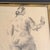Pair of Framed Charcoal Figure Drawings For Sale - Image 4 of 14