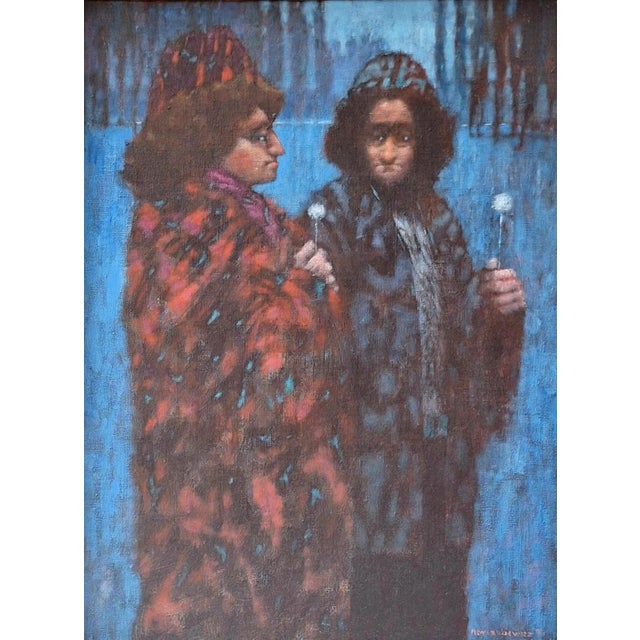 Adam Marczukiewicz, Dandelions, 1996, Oil on Canvas For Sale - Image 3 of 4