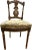 A truly unique pair of vintage hand-carved accent chairs, each showcasing beautiful craftsmanship and timeless detail....