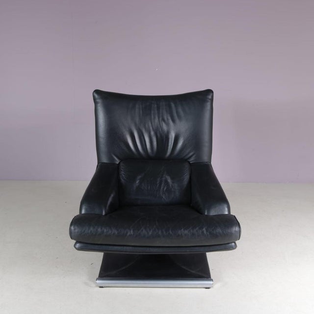 Lounge Chair by Mathias Hoffman for Rolf Benz, Germany, 1980s For Sale - Image 10 of 10
