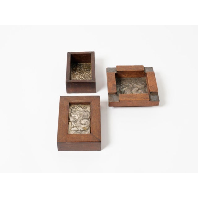 Mid-Century Ashtray and Cigars Box, Italy, 1950s, Set of 2 For Sale - Image 6 of 18