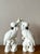 Mid 20th Century Vintage Regency Glazed Ceramic Cockatoos- Set of 2 For Sale - Image 5 of 5