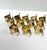 Vintage Heyco Brass Pineapple Napkin Rings – Set of 12 For Sale - Image 9 of 12