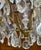 Hollywood Regency Large French Crystal and Gilt Bronze Chandelier, 1950s For Sale - Image 3 of 7