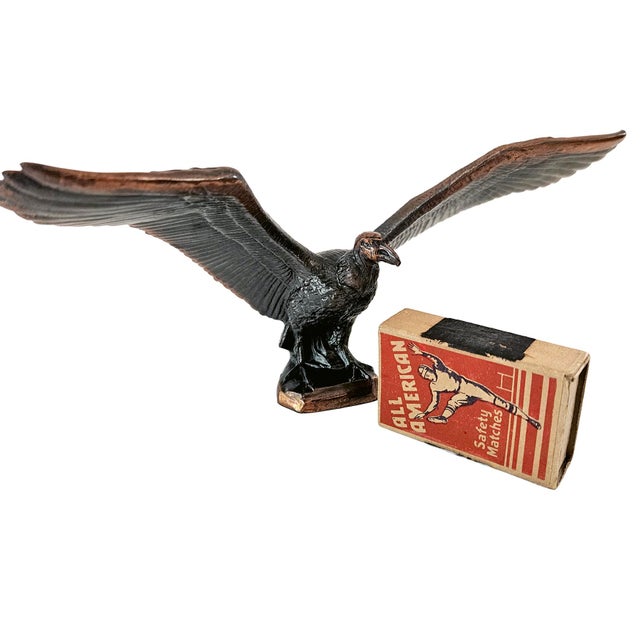 Mid 20th Century Mid 20th Century Wm. Otto Bronze "Teratornis" Prehistoric Vulture Sculpture For Sale - Image 5 of 16