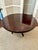 Beautiful mahogany inlay with ebony edge border makes for enjoyable dining. This stunning 16-piece radial matched Ribbon...