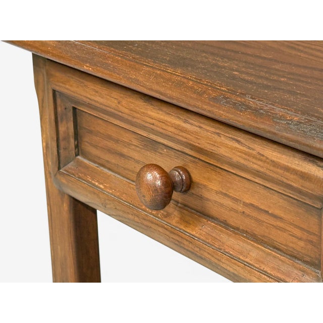 Brown French Modern, Brutalist Nightstands, Oak, France, 1960s For Sale - Image 8 of 13