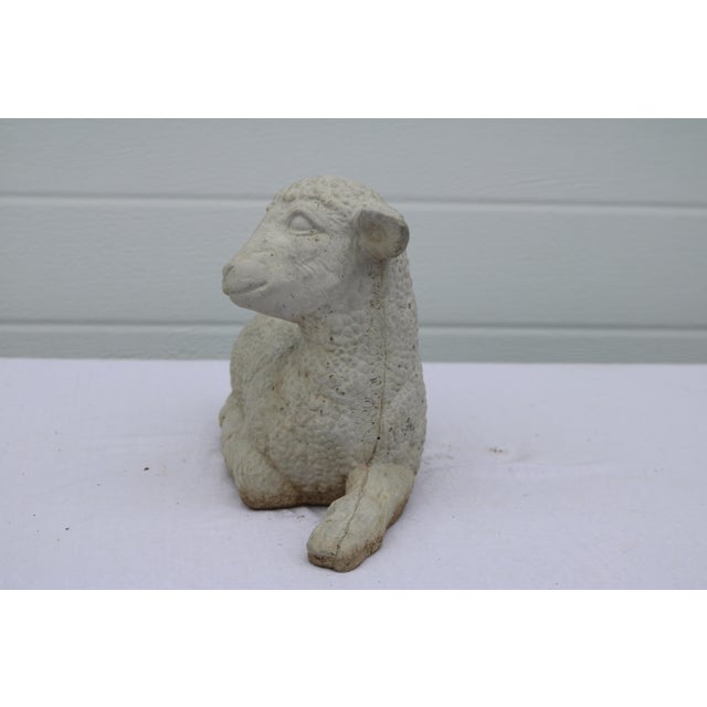 Adorable lamb for your garden or could be used inside as well. Nice quality and painted for weather protection. I love the...
