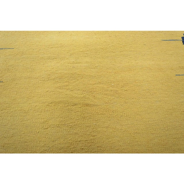 Handwoven Wool Kilim Rug For Sale - Image 5 of 9