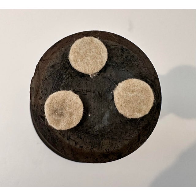 Ceramic Raku-Style Ceramic Vessel For Sale - Image 7 of 7