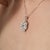 Not Yet Made - Made To Order Moissanite Open Center Snowflake Flower Pendant in Solid Silver For Sale - Image 5 of 14