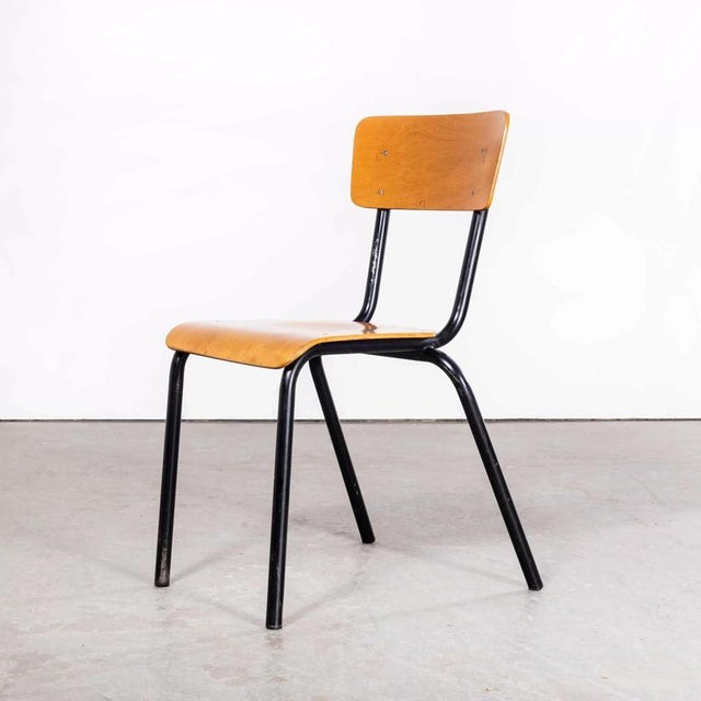 1960s French Stacking University Dining Chair, 1960s For Sale - Image 5 of 8
