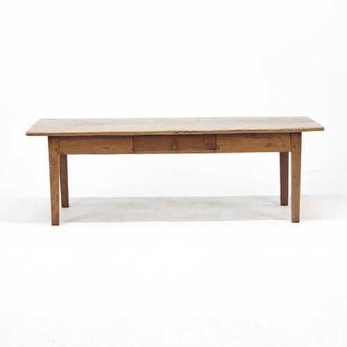 Large Antique Rustic French Farmhouse Coffee Table For Sale - Image 10 of 13