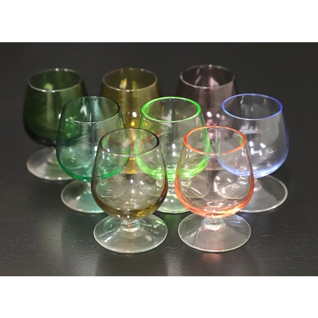 Mid 20th Century Decanter Set With Cordial Glasses - 9 Pieces For Sale - Image 9 of 12