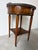 19th Century Louis XVI-Style Bouillotte End Table With Marble Top, Brass Gallery & Casters For Sale - Image 9 of 16