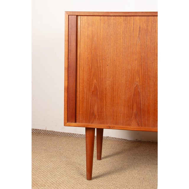 Small Danish Teak Model 42 Sideboard by Kai Kristiansen for Feldballes Mobelfabrik, 1960s For Sale - Image 3 of 17