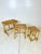 Vintage Wicker Rattan Nesting Side Tables- Set of 3 For Sale - Image 12 of 12