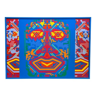 Large Scale Oil Painting by Chicago Imagist Errol Ortiz For Sale