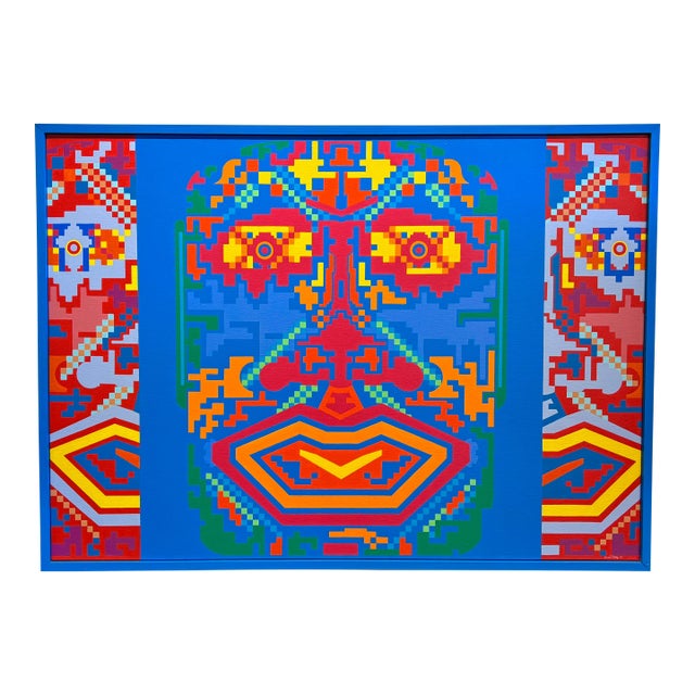 Large Scale Oil Painting by Chicago Imagist Errol Ortiz For Sale