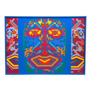 Large Scale Oil Painting by Chicago Imagist Errol Ortiz