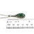 Natural Emerald Diamond Necklace 18" 14k Gold 5.6 TCW Certified For Sale - Image 12 of 13