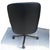 Nicos Zographos 1 Vintage Midcentury Zographos Alpha Chair Black Leather Bronze Base For Sale - Image 4 of 6