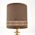 Mid-Century Modern Vintage Brass Table Lamps with Velvet Shades, 1970s, Set of 2 For Sale - Image 3 of 10