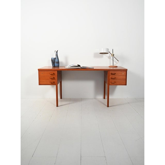 Vintage Teak Desk by Nanna & Jørgen Ditzel, 1950s For Sale - Image 14 of 14