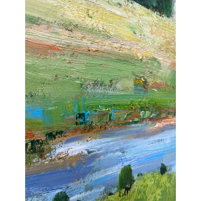 Impressionistic Landscape Original Oil Painting For Sale - Image 11 of 11