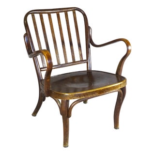 Vintage Art Deco Armchair by Josef Frank for Thonet, 1935 For Sale