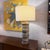 Wood Mid 20th Century Large Gordon Martz Marshall Studios Midcentury Art Pottery Table Lamp For Sale - Image 7 of 10