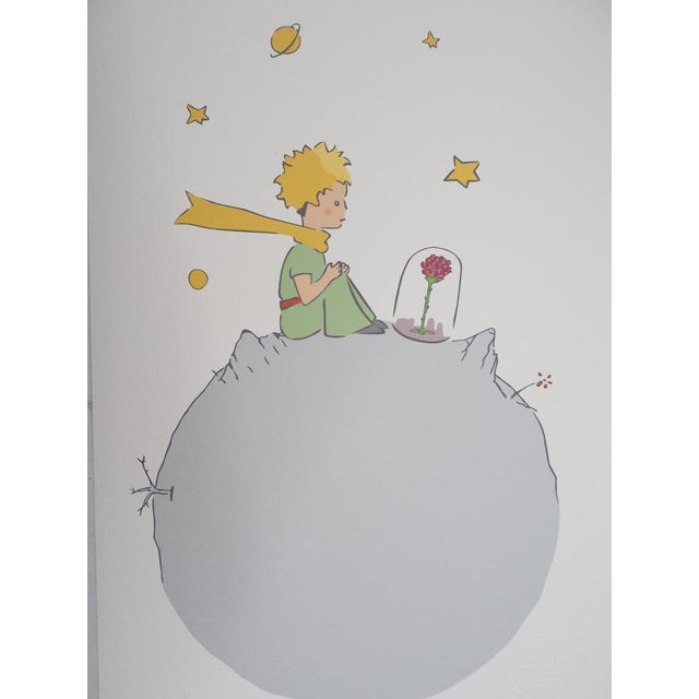 Antoine de Saint-Exupéry (1900-1944) The Little Prince Observes His Rose Color photolithograph after the artist's work On...