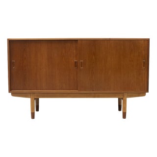 Mid-Century Danish Teak Sideboard by Børge Mogensen for Søborg Møbelfabrik, 1950s For Sale