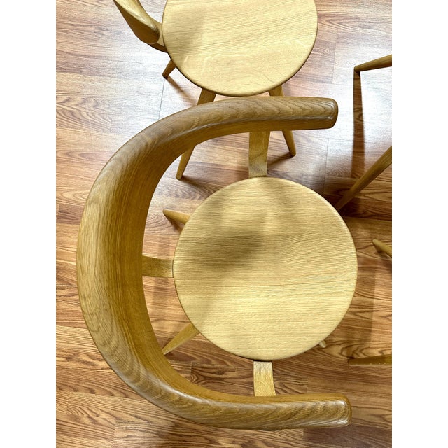 Wood Sori Yonagi for Hida Bleached Oak Table and Chairs Reissue 2022 For Sale - Image 7 of 18