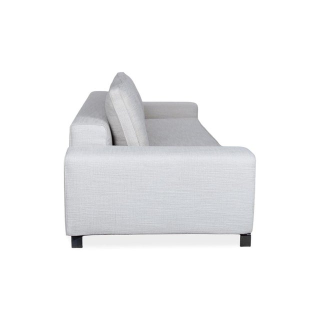 Cream Beige Fabric Williams Three-Seater Sofa from Minotti For Sale - Image 9 of 12