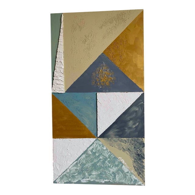 Mascia Meccani, Triangolazioni Due, Mixed Media For Sale