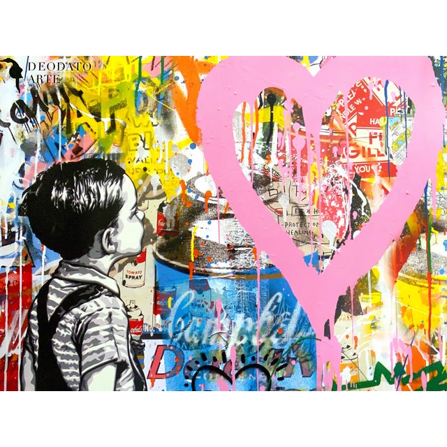 Mr. Brainwash " All My Love " Rare Lithograph Print Pop Art Poster For Sale - Image 9 of 12