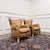 Animal Skin Vintage Aviator Armchair in Sheep Leather, Set of 2 For Sale - Image 7 of 11