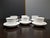 Argonauti Collection Luna Model Teacup by Richard Ginori for Vannozzi, 1990s, Set of 6 For Sale - Image 12 of 13