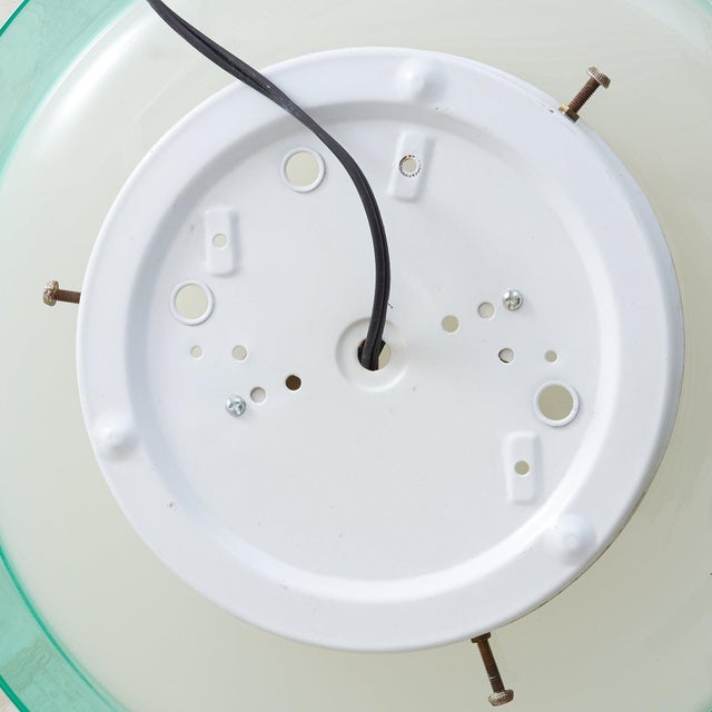 1960s Italian Murano Glass Flush Mount or Sconce in the Manner of Venini For Sale In Chicago - Image 6 of 6