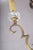 Gold Scrolled Brass Wall Sconces with Crystal Bobeches attributed to Jules Leleu, 1950s, Set of 2 For Sale - Image 8 of 11