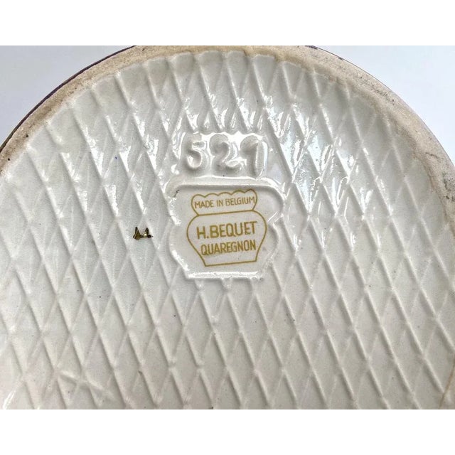 White Vintage German Ceramic Vase by Hubert Bequet, 1960s For Sale - Image 8 of 10