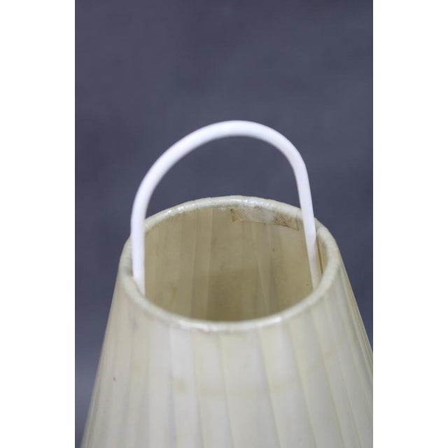 Mid-Century Table Lamp with Plastic Shade, Czechoslovakia, 1960s For Sale - Image 6 of 12