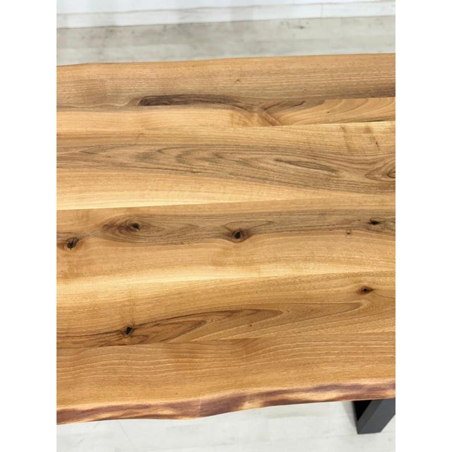 Wood Vintage Dining Table in Walnut For Sale - Image 7 of 15