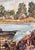 Vintage Framed Original Impressionist Painting of Women at the River For Sale In Dallas - Image 6 of 13