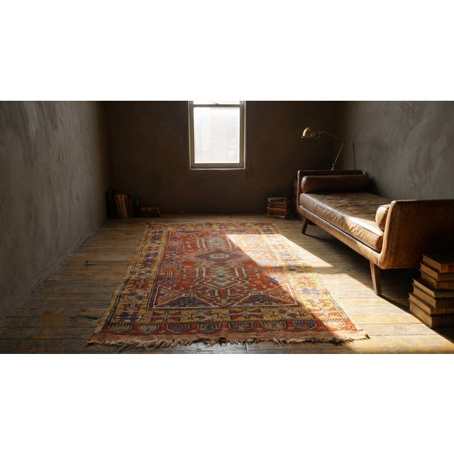 19th Century Turkish Yastik Rug For Sale - Image 12 of 12
