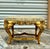 Small Bench French Style With Gold Leaf Details For Sale - Image 4 of 8