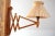 The Le Klint Scissor Lamp Model: 321 was designed by Erik Hansen in the 1950s. - Oak wood - Original lampshade - with...