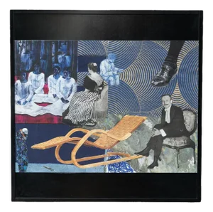 Spanish Artist, Large Collage, 2000, Photography, Framed