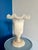 Magnificent antique alabaster lamp, crafted entirely from beautiful natural stone in cream and ivory hues. Its centerpiece...